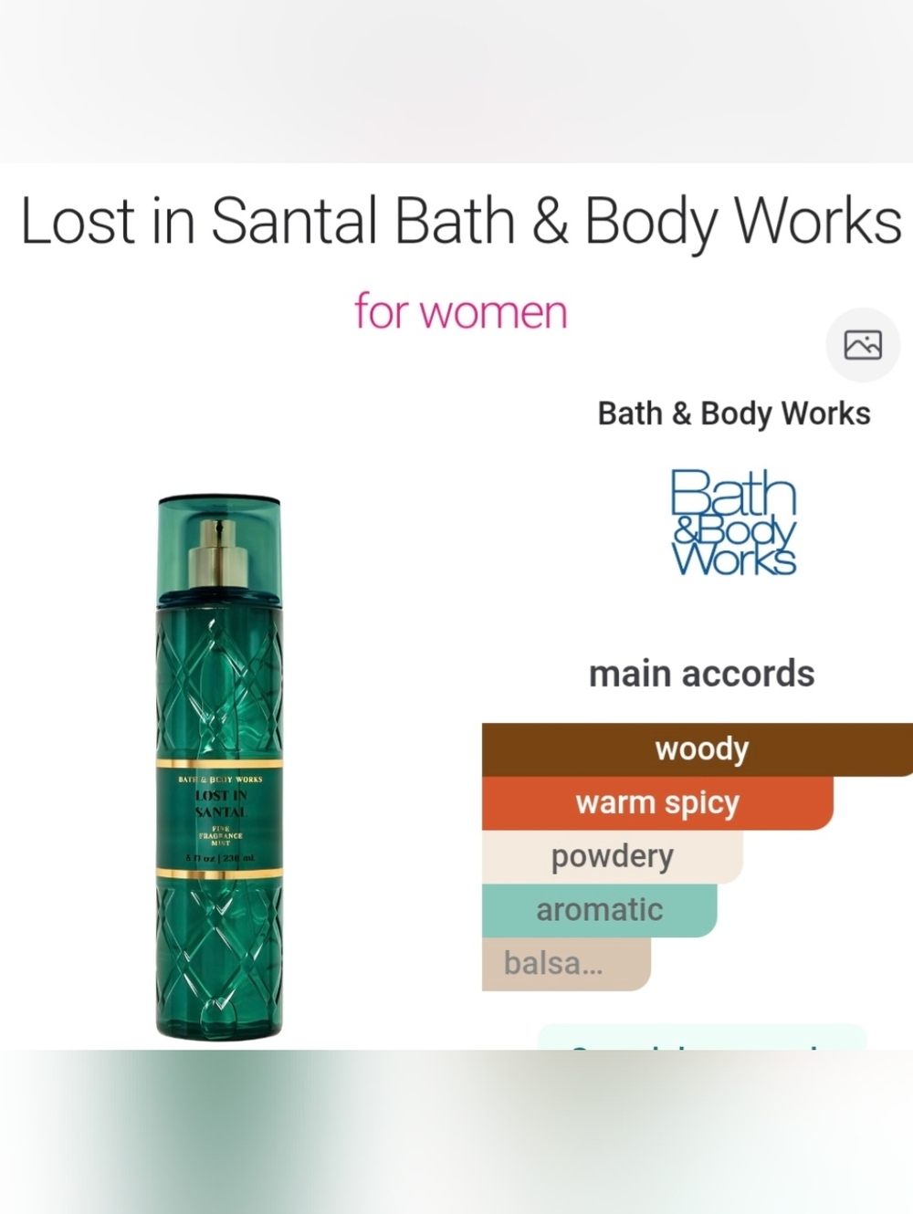 5 For $25✨️ New Lost In Santal Bath & Body Works BBW Full Bottle 236ML Unisex